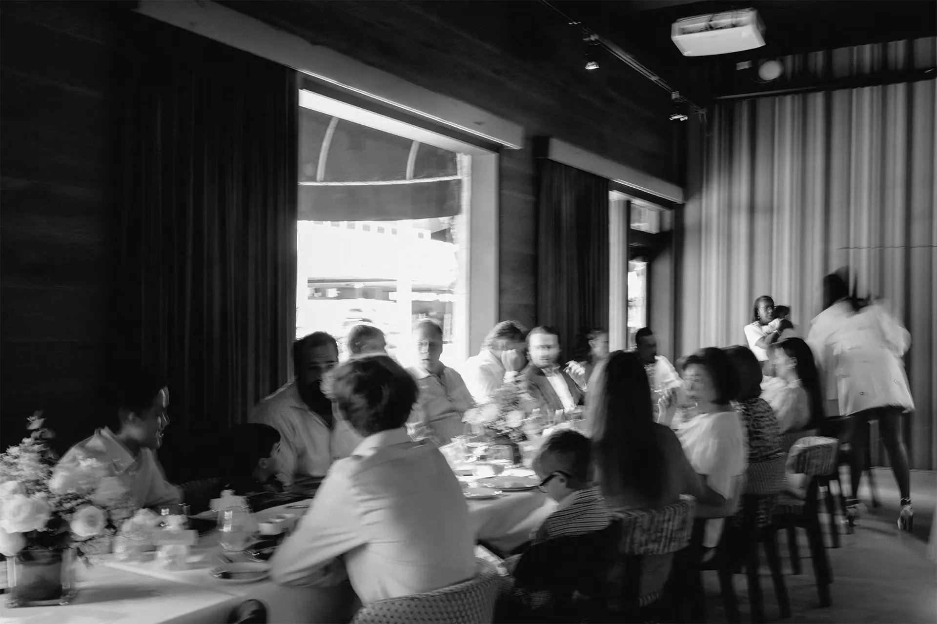 Elegant social event details at Zucca restaurant in Coral Gables